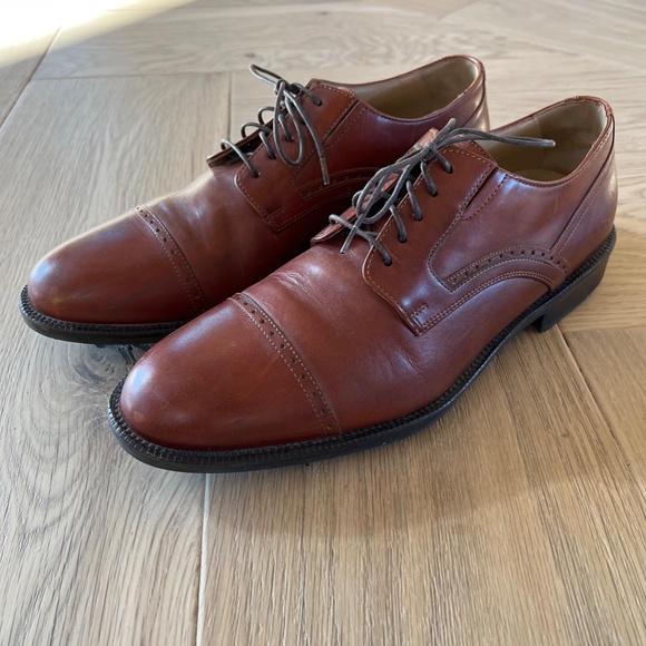 Johnston & Murphy Signature Series, Brown leather, mens size 11.5 - Picture 6 of 6